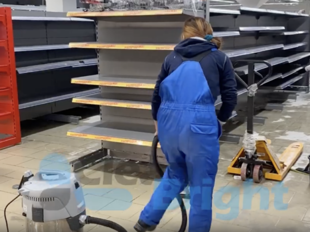 Уборка магазина после ремонта